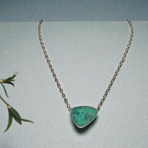 Kendra Scott Gold Necklace with Turquoise Pendant